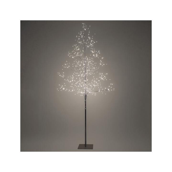 Solight LED venkovní stromek 150cm 360 LED teplé bílé světlo hnědá barva