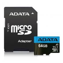 ADATA 64GB UHS-I microSXC 100/25Mb/s + adapter