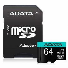 ADATA 64GB microSDXC premiue class10 with adapter