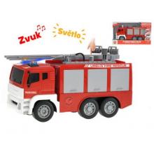 Mikro Trading Auto hasiči 28cm 1:12 pohyblivé části na setrvačník na baterie se světlem a zvukem