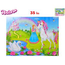 Puzzle unicorn 62x46cm 35dílků