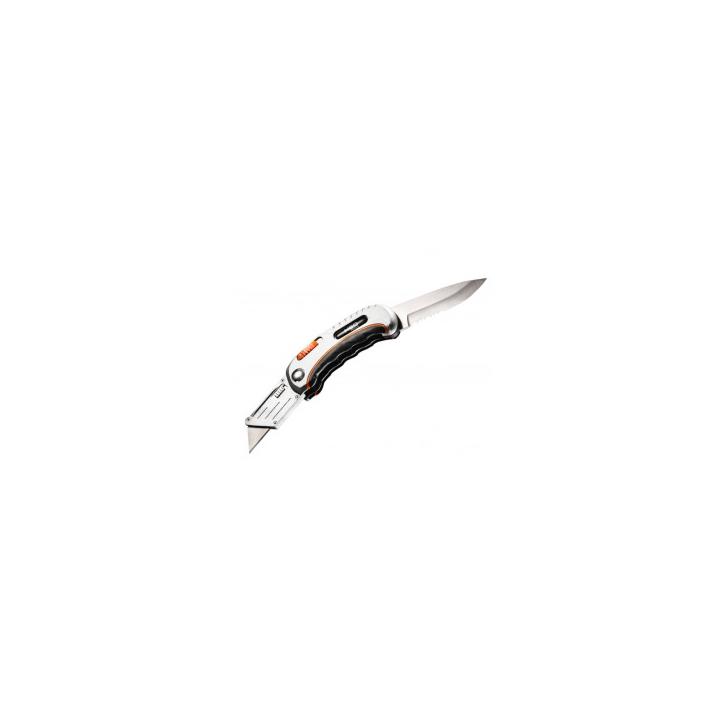 Nůž zavírací 2v1 trapézové ostří Neo Tools 63-710
