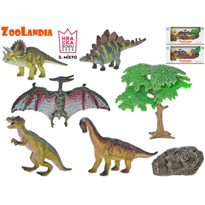 Zoolandia dinosaurus 3 druhy 5ks