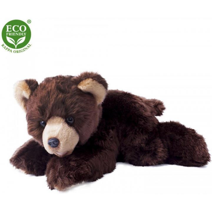 Rappa Plyšový medvěd ležící 32 cm ECO-FRIENDLY