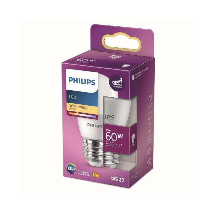 Philips E14 7W/60W 2700K LED žárovka