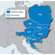 Mapa Severovýchodní Evropy, CNE, microSD/SD