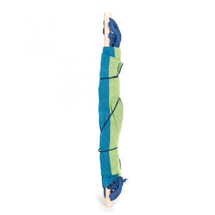 HAPPY GREEN Křeslo závěsné houpací 100 x 100 cm, modré
