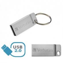 VERBATIM FLASH 32 GB METAL EXECUTIVE  STŘÍBRNÝ USB 2.0