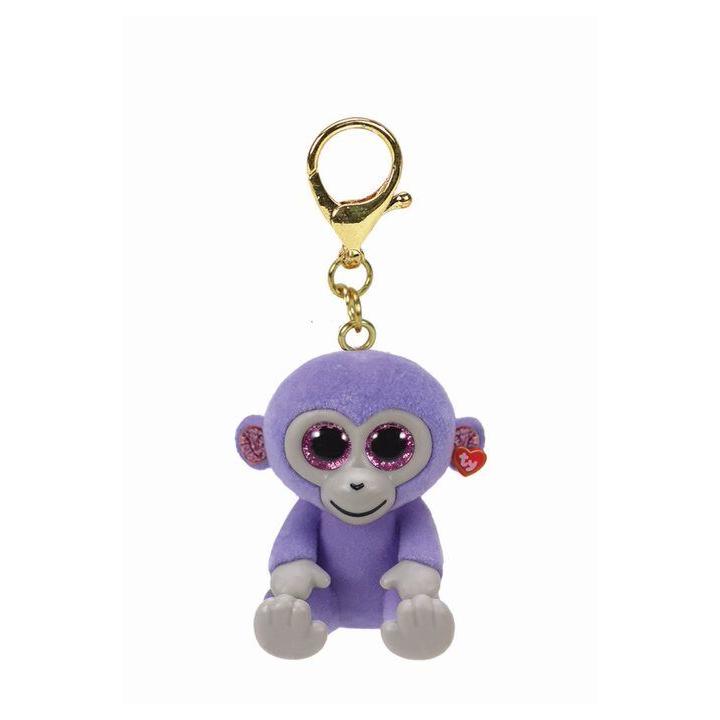 Mini Boos clip GRAPES - fialová opice 8,5cm