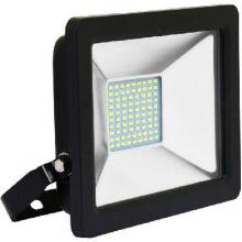 Ecolite Černý LED reflektor 30W SMD s pohybovým čidlem