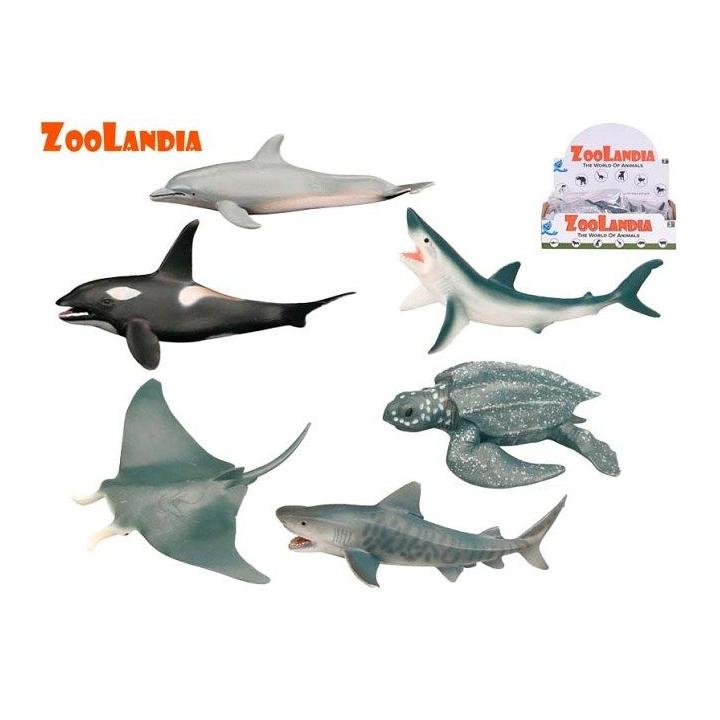 Zoolandia mořská zvířátka 8-15cm 6druhů v sáčku 24ks