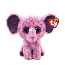 TY Beanie Boos Eva fialový kropenatý slon 36386 15 cm