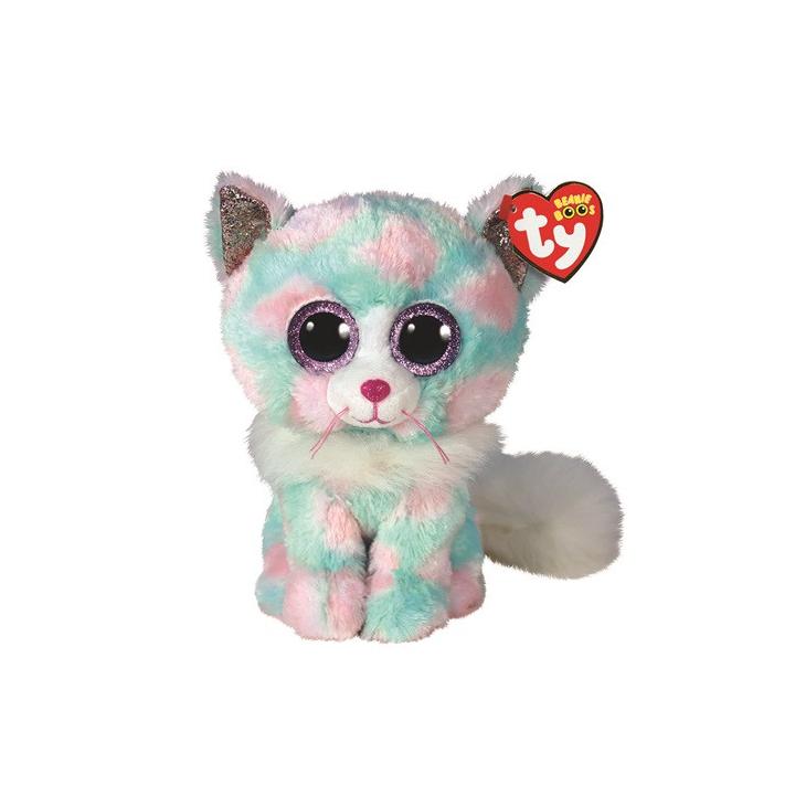 TY Beanie Boos Opal pastelová kočička s límcem 36376 15 cm