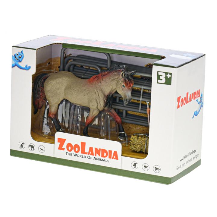 Zoolandia kůň s doplňky 4 druhy