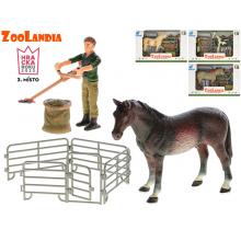 Zoolandia kůň s doplňky 4 druhy