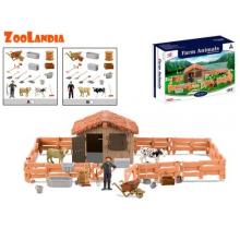 Zoolandia zvířátka farma s doplňky 2druhy v krabičce