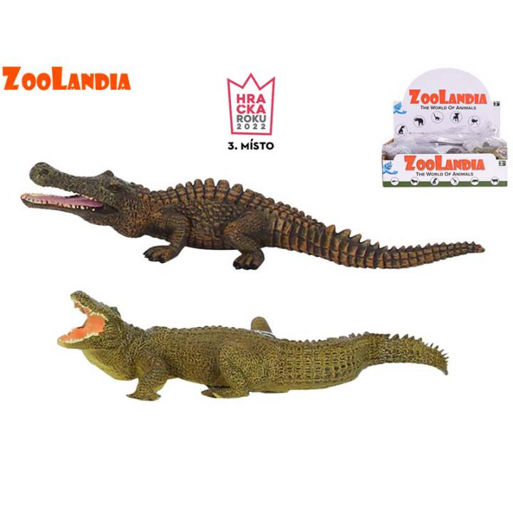 Zoolandia krokodýl 21-23cm 2 druhy
