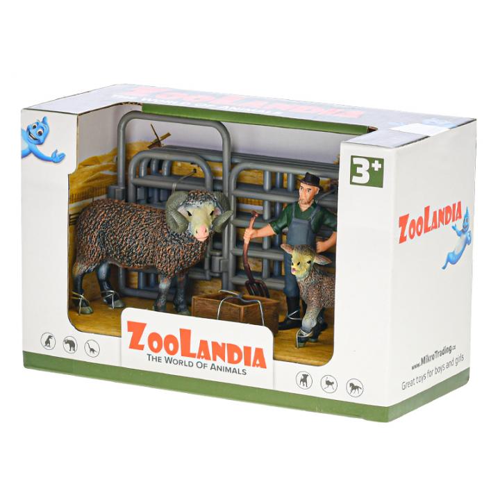 Zoolandia zvířátko farma s mládětem a doplňky