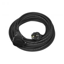 Kabel prodluž. 5m 1z guma 3x1,5 černá