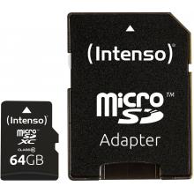 INTENSO 64 GB MICRO SD/10+1