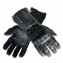 Rukavice BULL leather sport black- S- černá