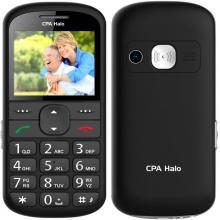 Telefon CPA Halo 21 Senior černý