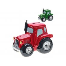 Kids Globe Farming pokladnička porcelánová traktor