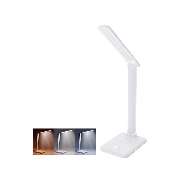 SOLIGHT stolní lampa dotyk 10W/3000-6000K stmívatelná bílá