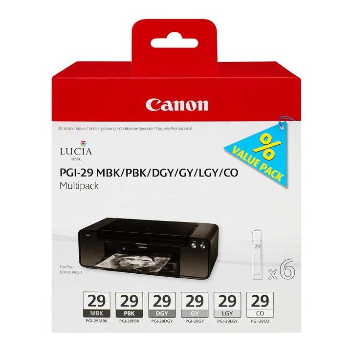 Canon cartridge PGI-29 MBK/PBK/DGY/GY/LGY/CO Multi