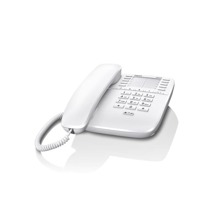 SIEMENS Gigaset DA510-B - standardní telefon bez displeje, barva bílá