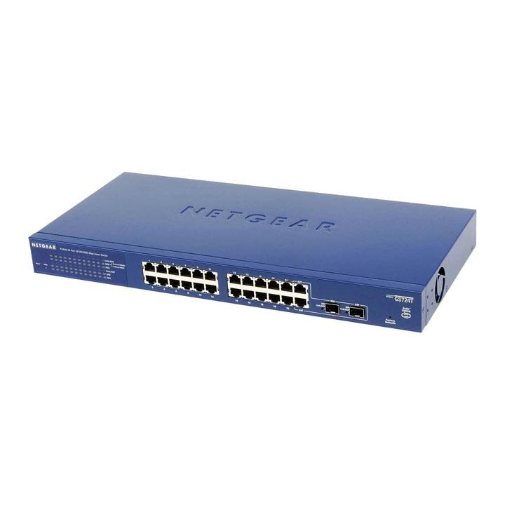 Netgear GS724T 24xGbE, 2xSFP shared, SMART SWITCH, static routing, IPv6, LAGs