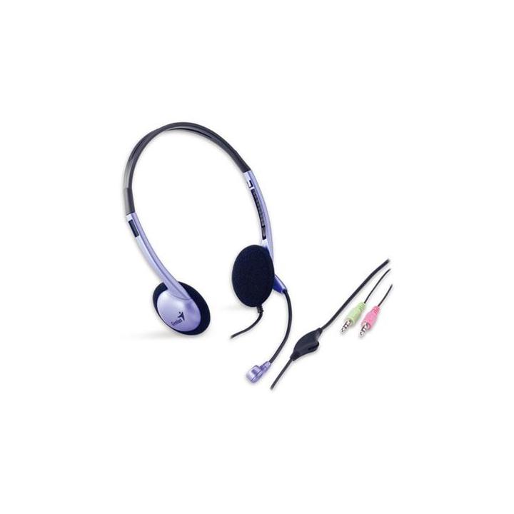 Genius headset HS-02B (stereo sluchátka + mikrofon)