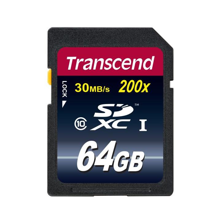 Transcend SDXC 64GB UHS-I U1 TS64GSDXC10 paměťová karta