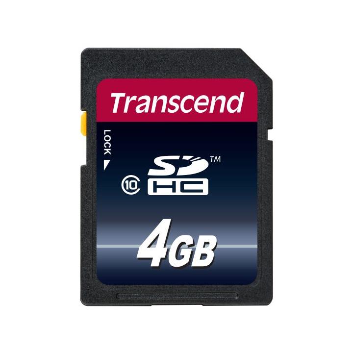 Transcend 4GB SDHC (Class 10) paměťová karta