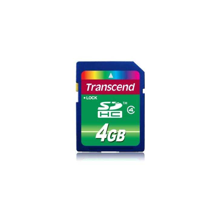 Transcend 4GB SDHC (Class 4)  paměťová karta