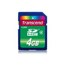 Transcend 4GB SDHC (Class 4)  paměťová karta