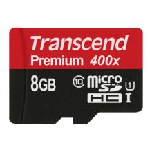 Transcend 8GB microSDHC UHS-I (Class 10) paměťová karta (bez adaptéru)