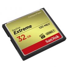Paměťová karta SanDisk CompactFlash Extreme 32GB UDMA7 SDCFXSB-032G-G46 (120/85 MB/s, VPG20, UDMA7)