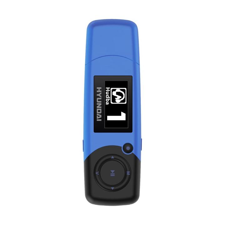 Hyundai MP 366 FM, 4GB, modrá barva Přehrávač MP3