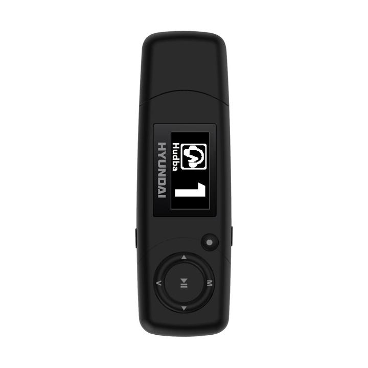Hyundai MP 366 FM, 8GB, černá barva, Přehrávač MP3