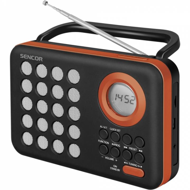 Sencor SRD 220 BOR RÁDIO S USB/MP3 oranžové