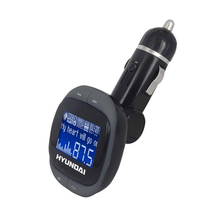 FM transmitter Hyundai HYUFMT350CHARGE, s USB nabíjením, černá barva