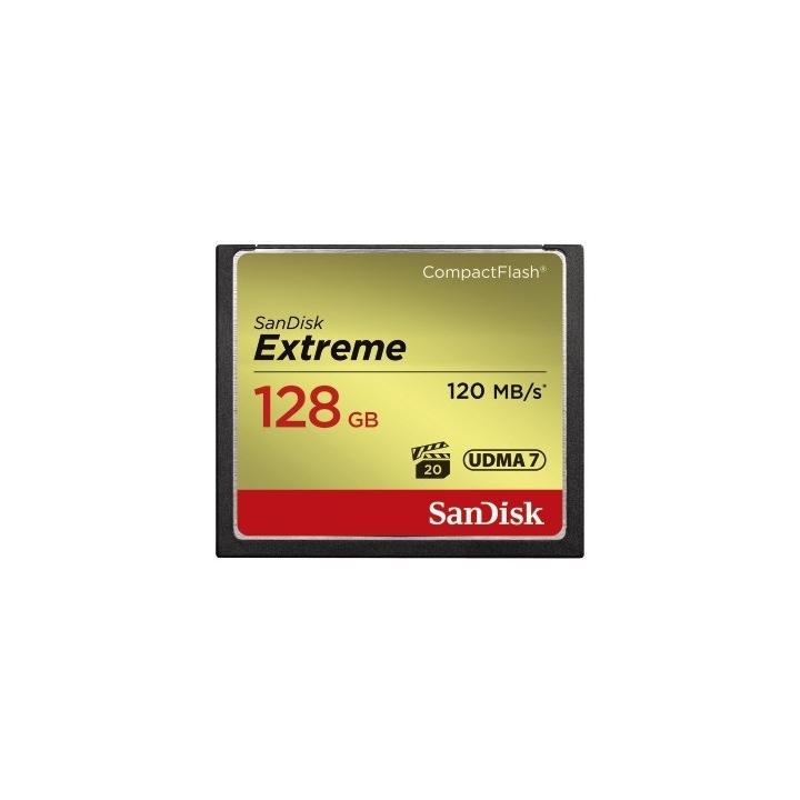 SanDisk CF 128 GB Extreme (120/85 MB/s, VPG20, UDMA7)