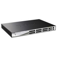 D-Link 24x100+2xGbit+2xSFP Smart/PoE+ - DES-1210-28P