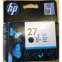 HP No. 27, 10ml originální - černá Inkoustová náplň